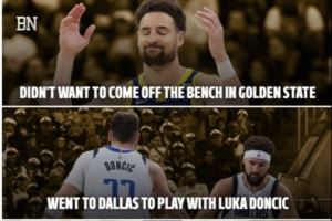 老将的无奈?克莱昔日拒当勇士替补 兜兜转转还是回到了板凳席