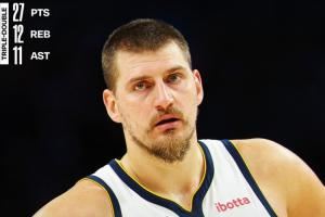 掘金官方两次搞错！NBA官方修正约基奇数据：27分12板11助！